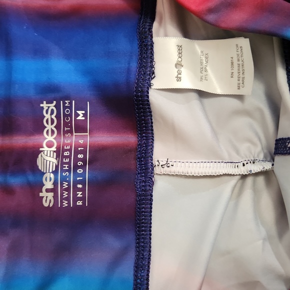 Shebeest Indie Cycling Short - Electric Slide, size M - Picture 2 of 5